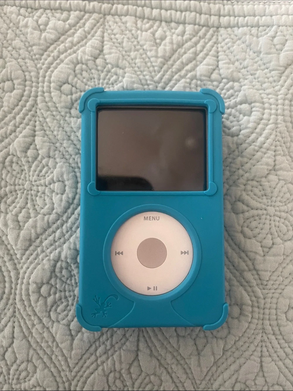 Apple Blue Silicone Case for iPod MP3 Player
